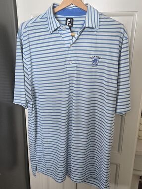 FootJoy FJ Striped Polo Golf Shirt Sycamore Hills Golf Club Fort Wayne, Indiana